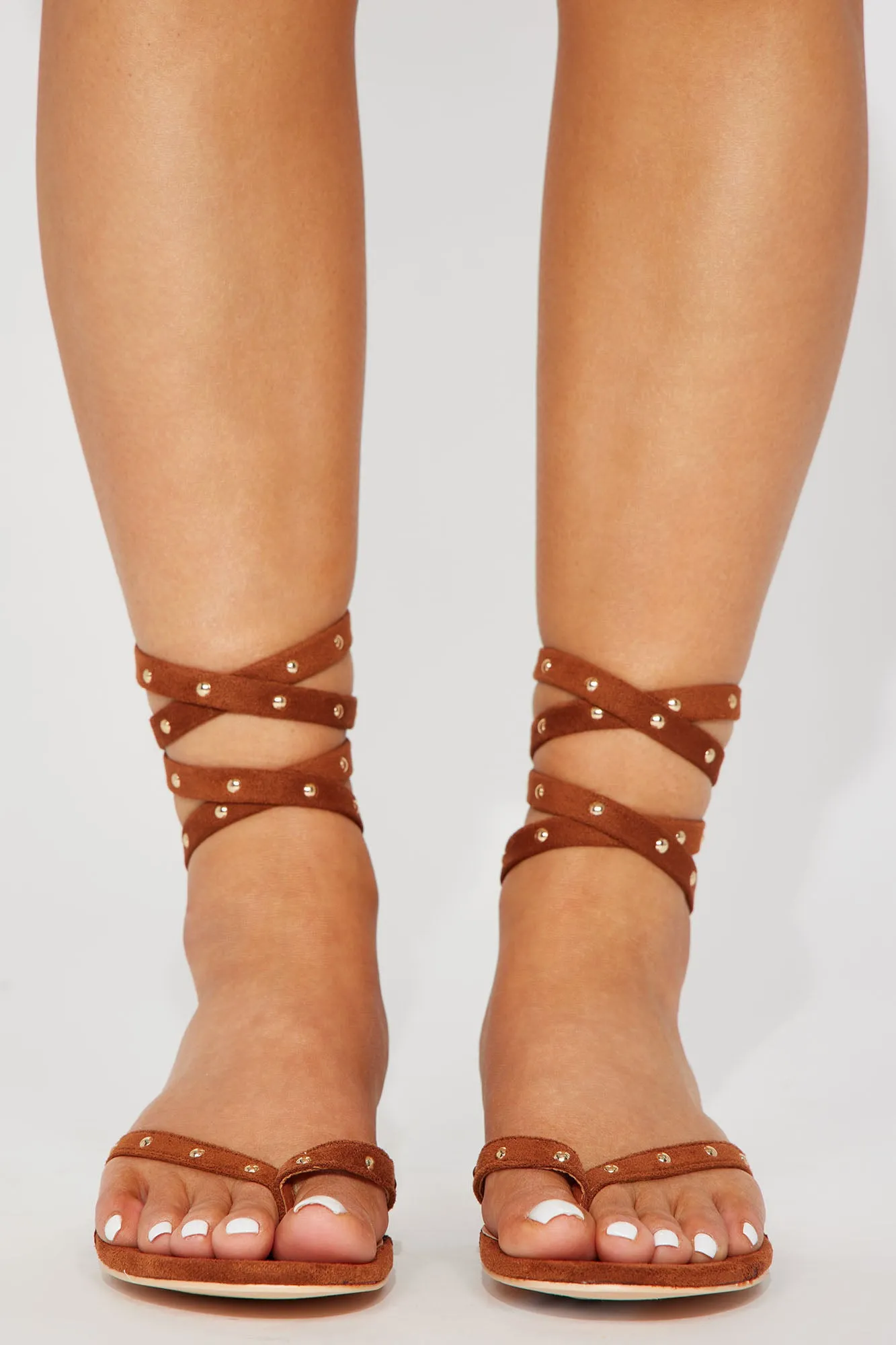 Aletta Flat Sandals - Tan