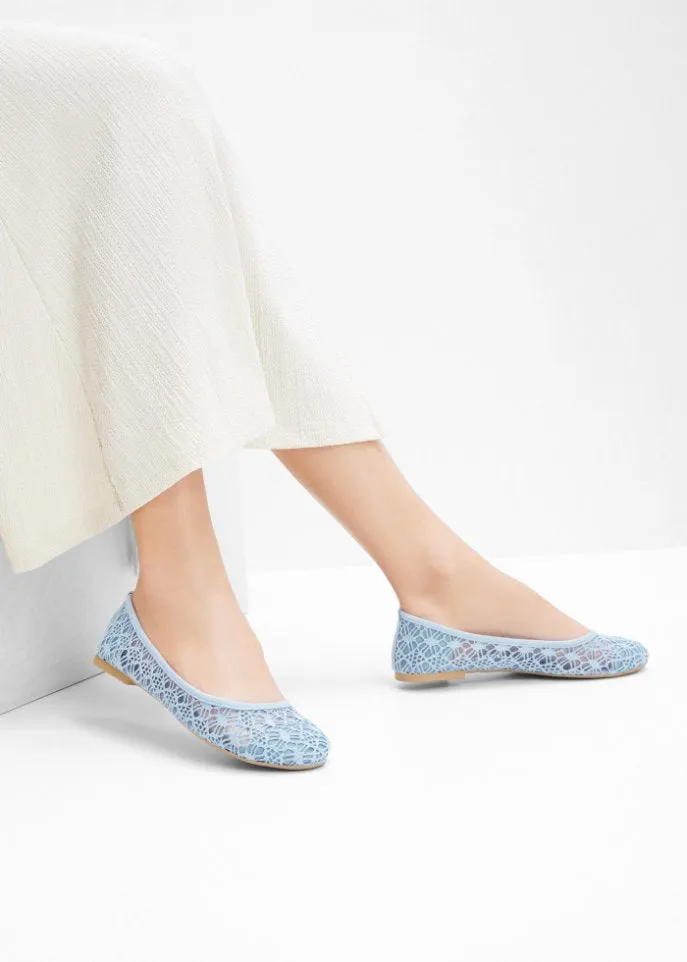 Chic Bodyflirt Blue Ballet Flats