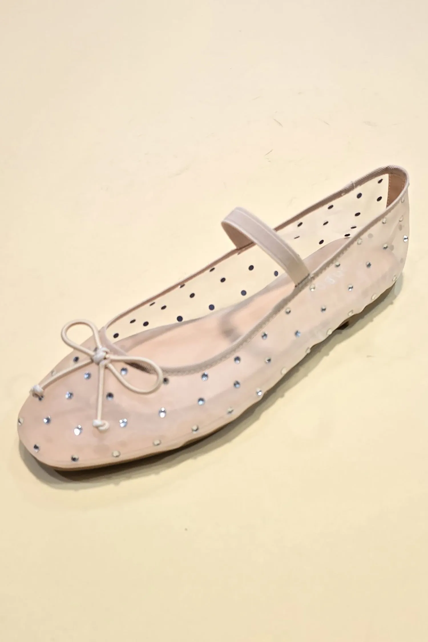 Chloe Rhinestone Ballet Flats