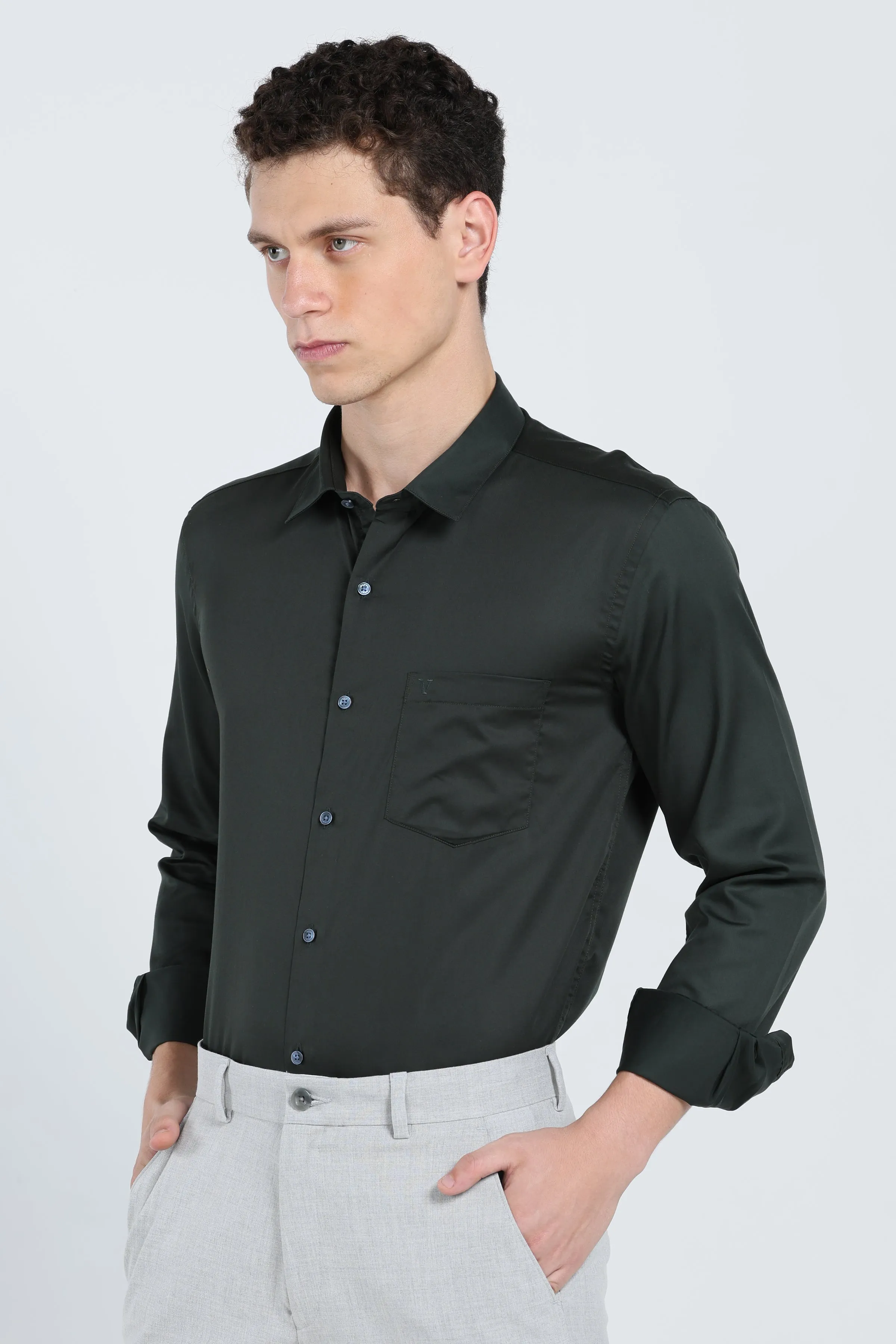 Classic Pristine Jet Black Shirt