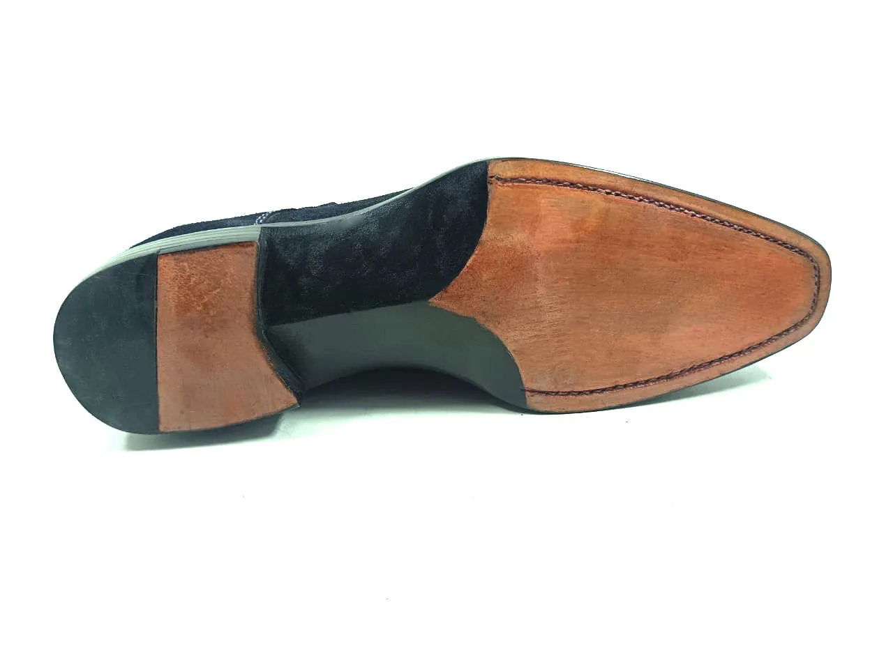 Double Monk - Suede Monk Dress Shoes