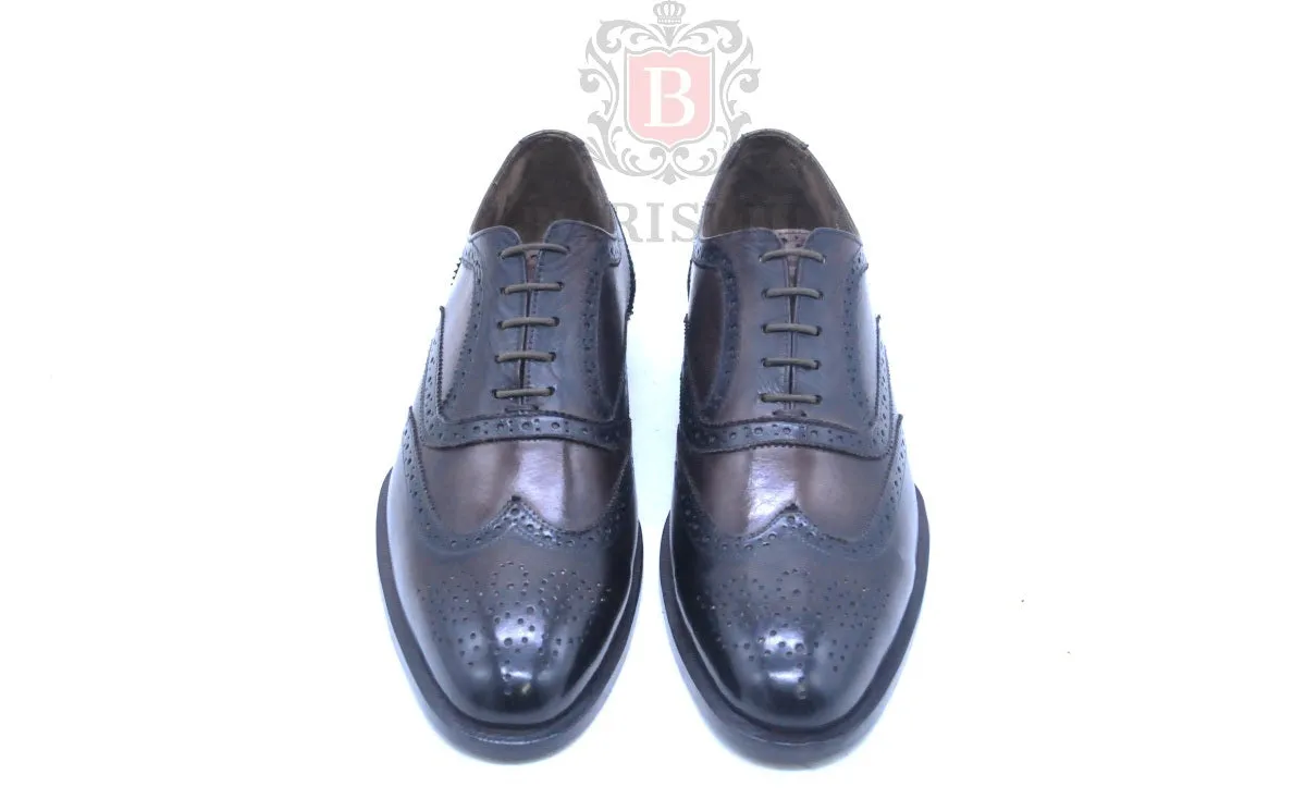 Dublin III - Two-tone Wingtip Oxfords