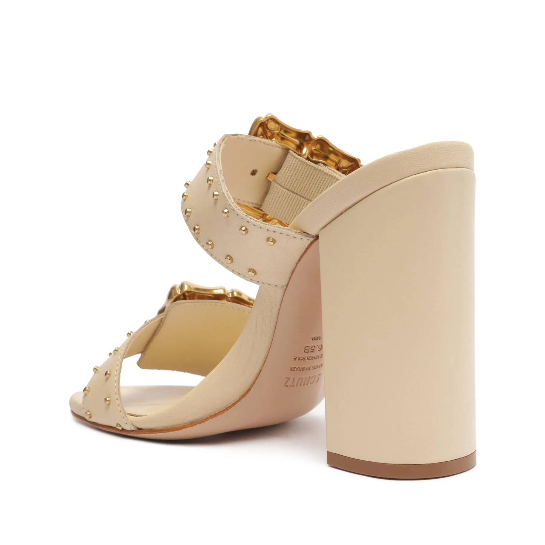 Enola Studs Leather Sandal