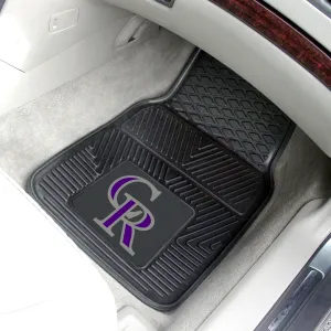 Fanmats Colorado Rockies Heavy Duty Car Mat Set - 2 Pieces