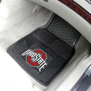 Fanmats Ohio State Buckeyes Heavy Duty Car Mat Set - 2 Pieces