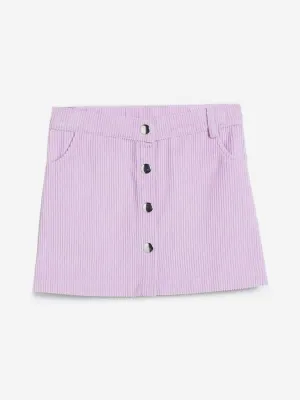 HOP Kids Lilac Corduroy Skirt