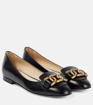 Kate Tod'S leather ballerinas, black