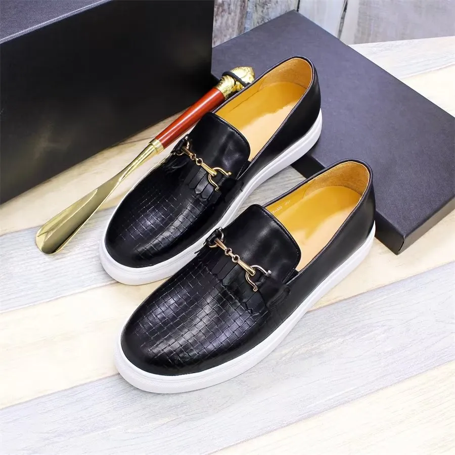 LuxeLeather Exotic Slip-on Casual Shoes