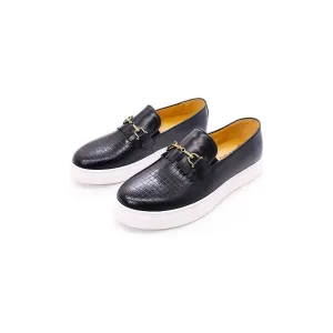 LuxeLeather Exotic Slip-on Casual Shoes