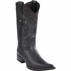 Mexican Long Toe Boots Black