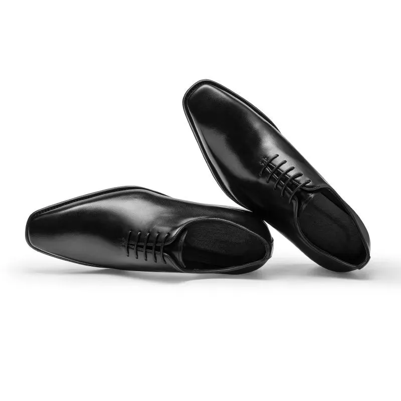 Opulent Smooth Pattern Formal Oxford Shoes