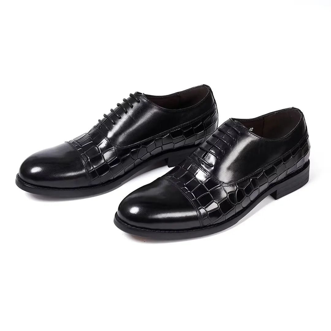 Panache Filled Executive Leather Shoes