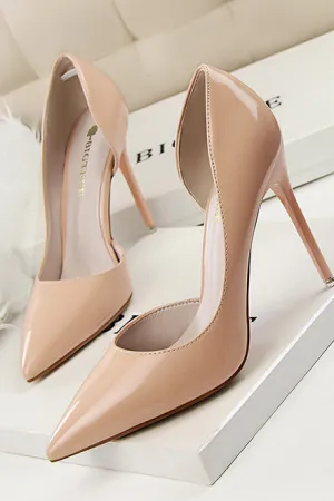 Simple Stiletto Solid Color High Heels