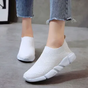 Soft Bottom White Sneakers