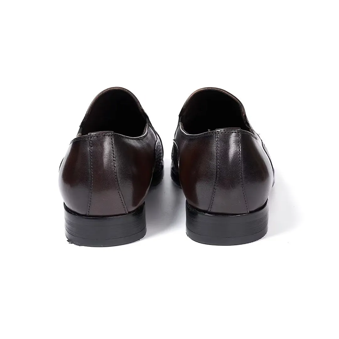 Sophisticate's Slip-On Leather Elegance