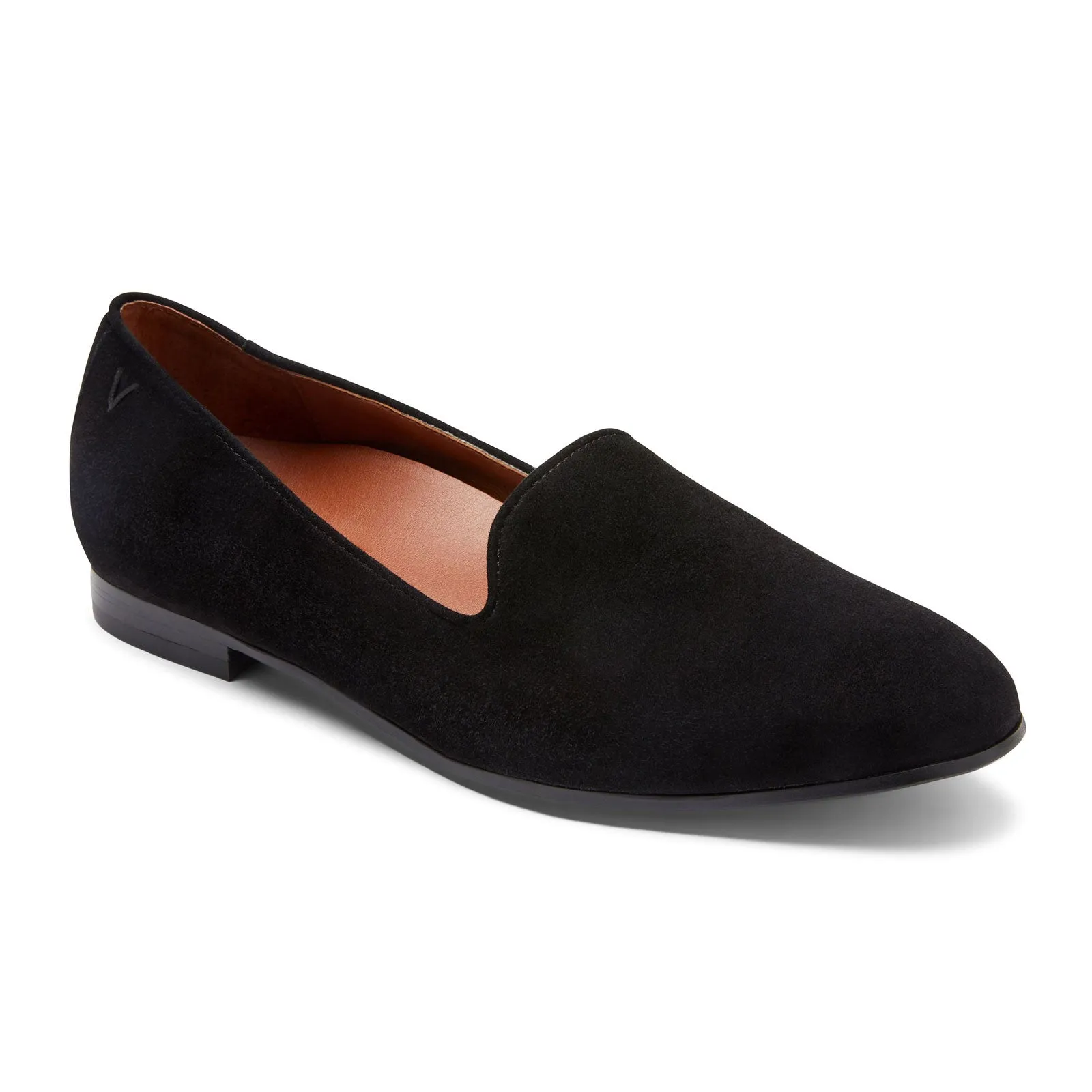 Vionic Willa Slip On Loafer (Women) - Black Suede