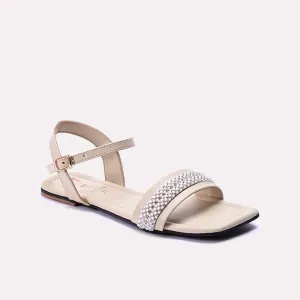 Whitney Fawn Fancy Flat Sandals 0421269