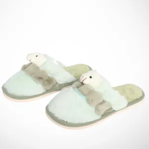 Women Cute Bear Slipper (Mint)