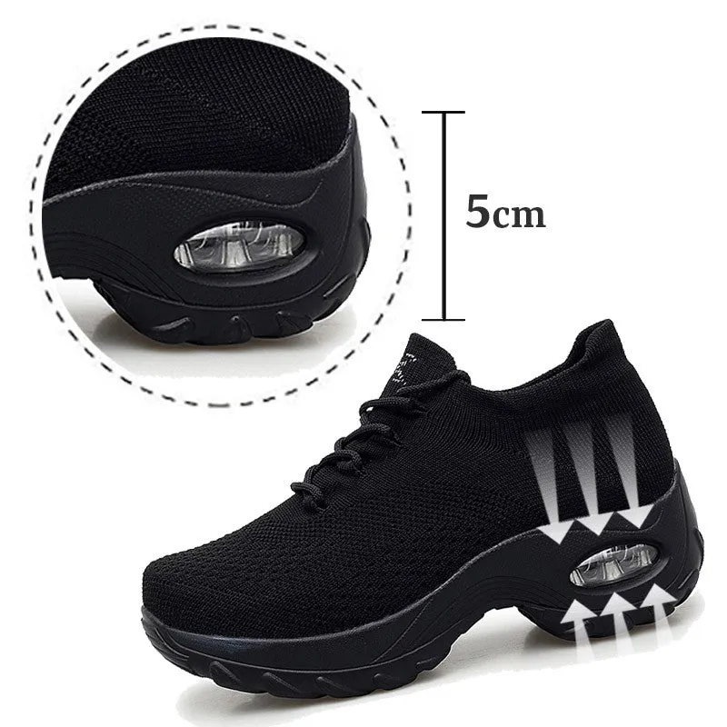 Women's Flying Woven Non-slip Breathable Comfortable Shoes