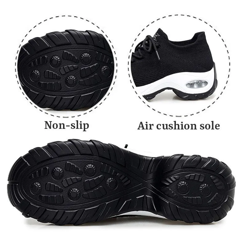 Women's Flying Woven Non-slip Breathable Comfortable Shoes