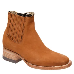 Women's Light Brown Booties - Botines Charros